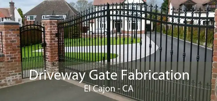 Driveway Gate Fabrication El Cajon - CA