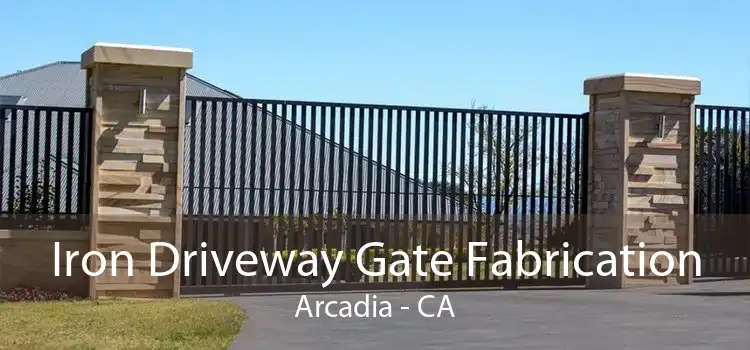 Iron Driveway Gate Fabrication Arcadia - CA