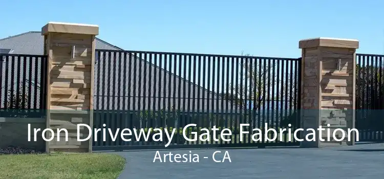 Iron Driveway Gate Fabrication Artesia - CA