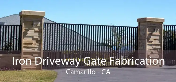 Iron Driveway Gate Fabrication Camarillo - CA