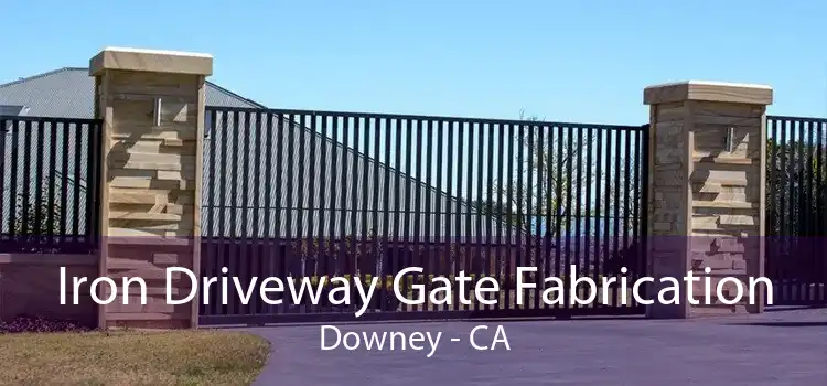 Iron Driveway Gate Fabrication Downey - CA