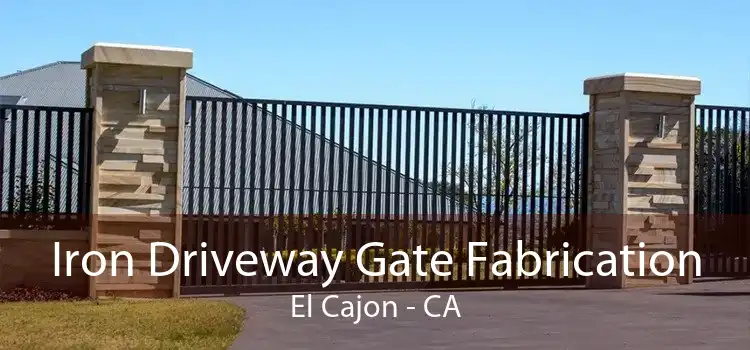 Iron Driveway Gate Fabrication El Cajon - CA