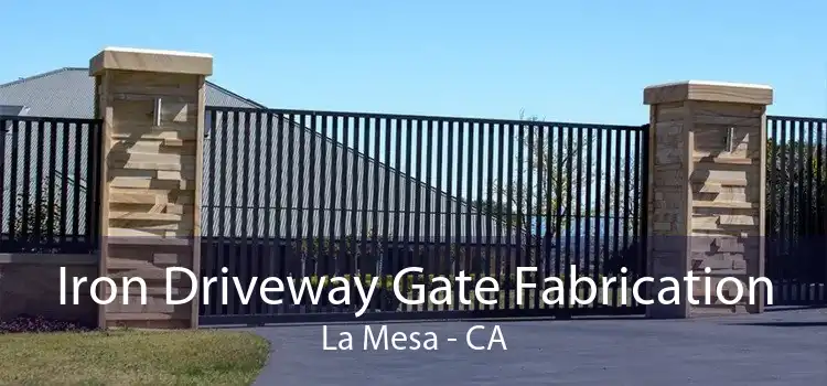 Iron Driveway Gate Fabrication La Mesa - CA