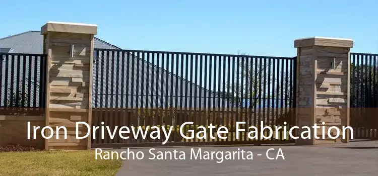 Iron Driveway Gate Fabrication Rancho Santa Margarita - CA