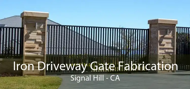 Iron Driveway Gate Fabrication Signal Hill - CA