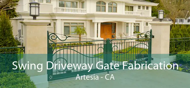 Swing Driveway Gate Fabrication Artesia - CA