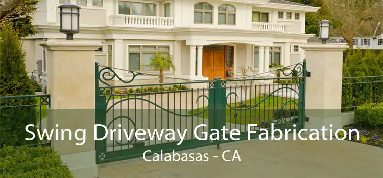 Swing Driveway Gate Fabrication Calabasas - CA