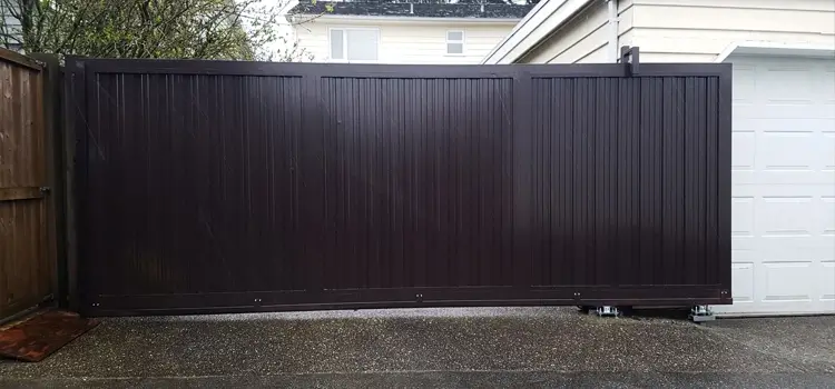 Wooden Sliding Driveway Gate Fabrication in Bell Canyon, CA