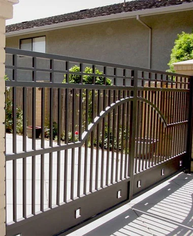 Iron Driveway Gate Fabrication in La Habra Heights